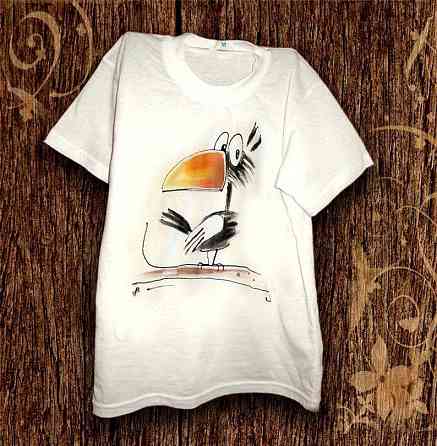 Футболка женская с принтом 44 Белая 2634325343 Днепр