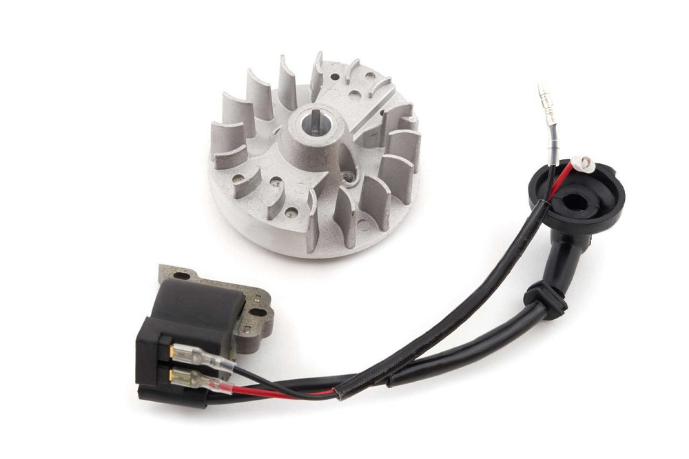 Магнето мотокоси (+котушка запалювання) 1E32F Мукачево - фото 1