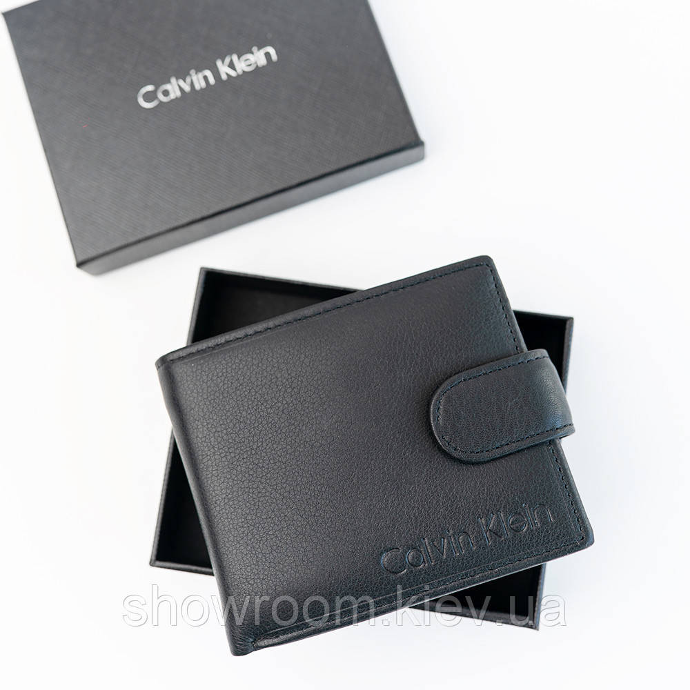 Мужской кожаный кошелек на застежке Ск (2081) подарочная упаковка Киев - изображение 2