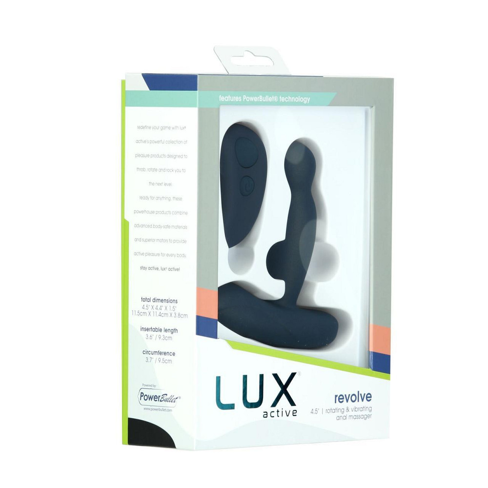 Массажер простаты с ротацией и вибрацией Lux Active Revolve, пульт ДУ Sex Aura Киев - изображение 8