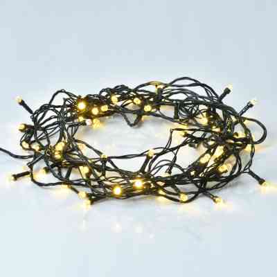 Гірлянда YES! Fun Діамант 8 мм 80 LED Тепло-біла 8 м 8 режимів миготіння (975052) Вінниця