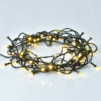 Гірлянда YES! Fun Діамант 8 мм 80 LED Тепло-біла 8 м 8 режимів миготіння (975052) Вінниця - фото 1