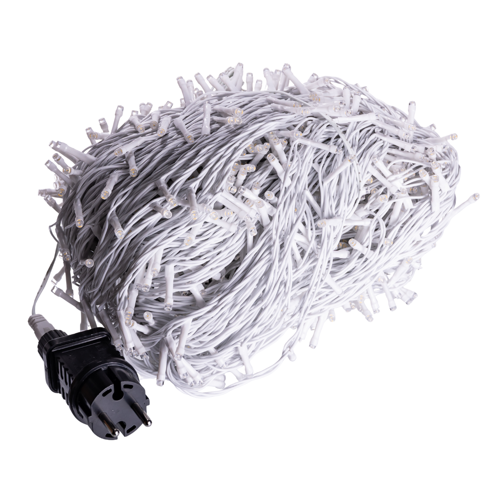 Вулична гирлянда "Різдвяна фея" 100 м, 1000 LED, біла Київ - фото 3