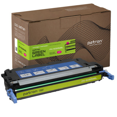 Картридж Patron HP 502A (Q6473A) Green Label, magenta (PN-502AMGL) Вінниця - фото 1