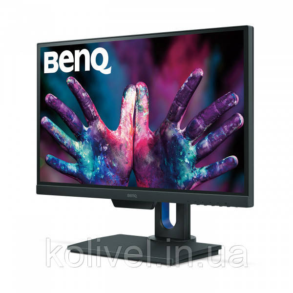 TFT 25" BenQ PD2500Q, QHD, IPS, 100% sRGB, HDMI, DP, mDP, USB 3.1, Pivot, колонки, сірий (9H.LG8LA.TSE) Київ - фото 2