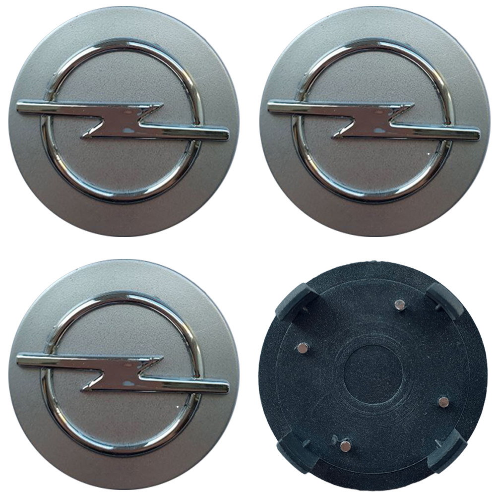 Ковпачки (заглушки) на диски Opel 60/55мм сірий 4шт Киев - изображение 1