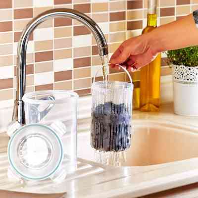 Пищевой контейнер Irak Plastik Fresh круглий 1,5 л з друшляком прозорий (5376) Винница