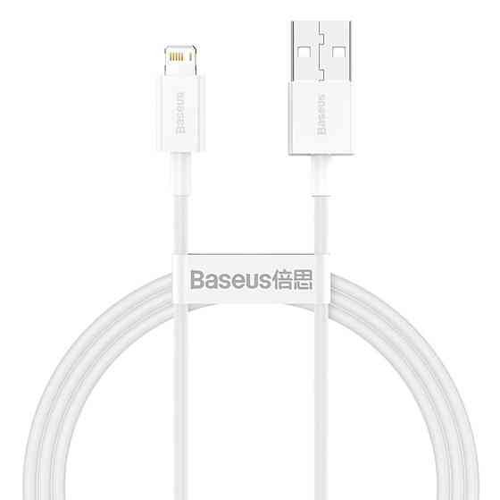 Кабель Baseus Superior Series USB to iP 2.4A 1m White Київ