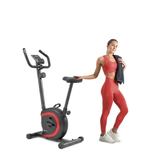 Велотренажер магнітний Hop-Sport 015H Vox чорно-червоний Київ - фото 3