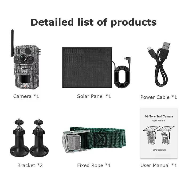 Фотоловичка Inqmega 4G LTE Sim 5MP GPS на сонячній панелі PIR Вінниця - фото 10