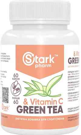 Екстракт зеленого чая з вітаміном С Stark Pharm Green Tea Vit C - 60 caps Київ