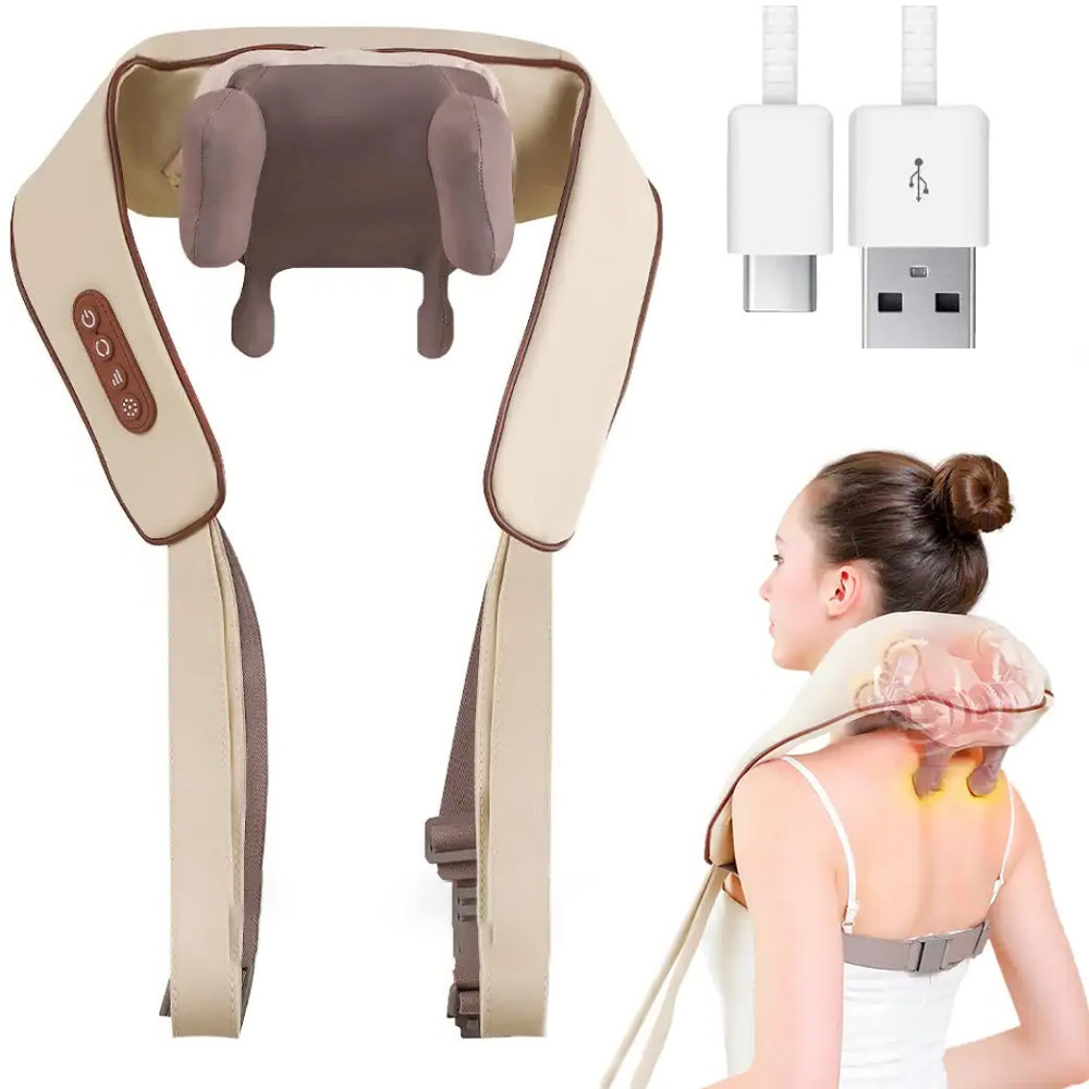 Роликовый массажер для шеи и спины, от USB, MASSAGER XL-653 Киев - изображение 1