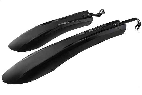 Крила велосипедні (MTB) (тюнінг) (чорні, пластик, ківш) Мукачево