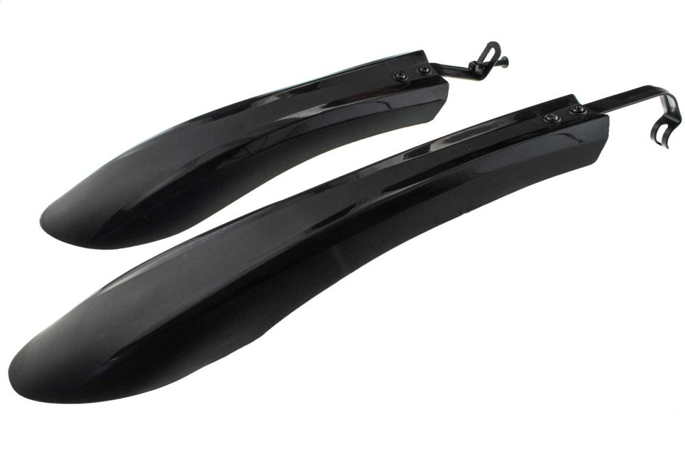 Крила велосипедні (MTB) (тюнінг) (чорні, пластик, ківш) Мукачево - фото 1