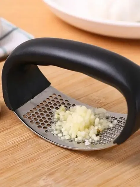 Чесночница Пресс для чеснока из нержавеющей стали Garlic Press Коломия - фото 5