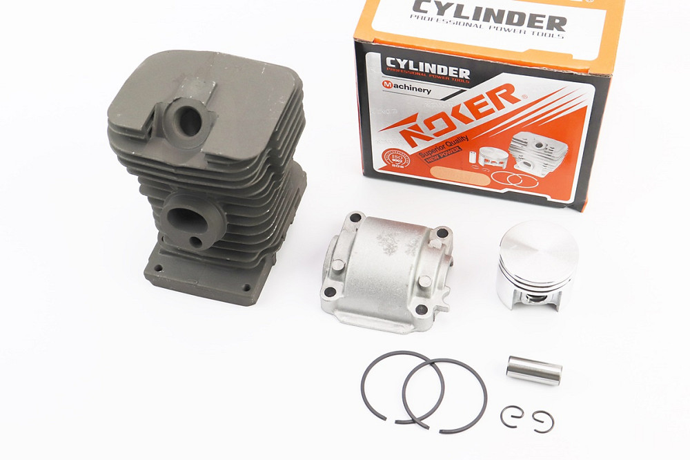 Циліндр к-кт (цпг) MS-180 38mm (палець 10mm) "чорний"+піддон Київ - фото 1