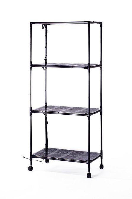 Міні теплиця з фіто світлом для дому Sezam Black Strong на коліщатках  + 3 вентилятори Борисполь - изображение 6