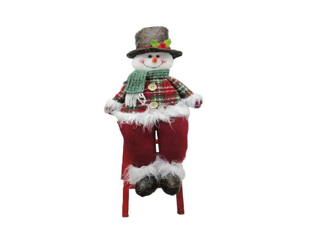 Фігура новорічна Snowman 57см M17308 ТМ STENSON Київ - фото 1