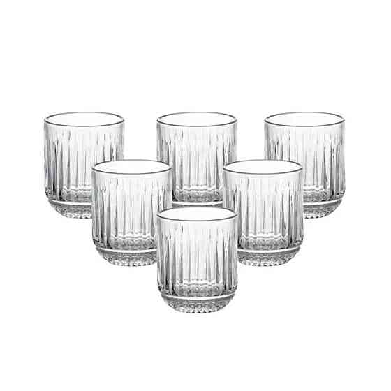 Набір склянок 6 шт по 250 мл з товстого скла Київ