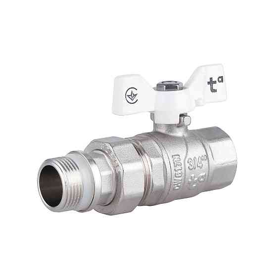 Кран кульовий "Американка" Thermo Alliance Forte 3/4" з антипротічкою прямий SF222W20 Київ
