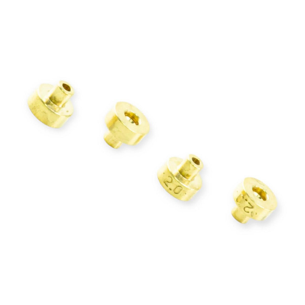 Жиклер форсунок /Зеленая gas it01 v. plus, d2,00 мм, под рукав d 6 мм, (кт-4шт) для Мукачево - изображение 1