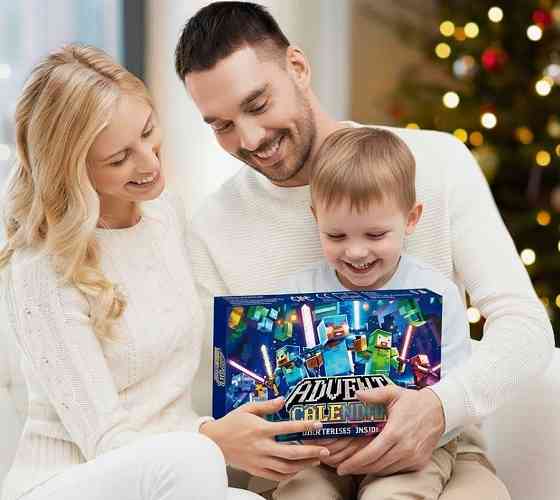 Новогодний адвент календарь Лего Майнкрафт на 24 окошка. Харьков