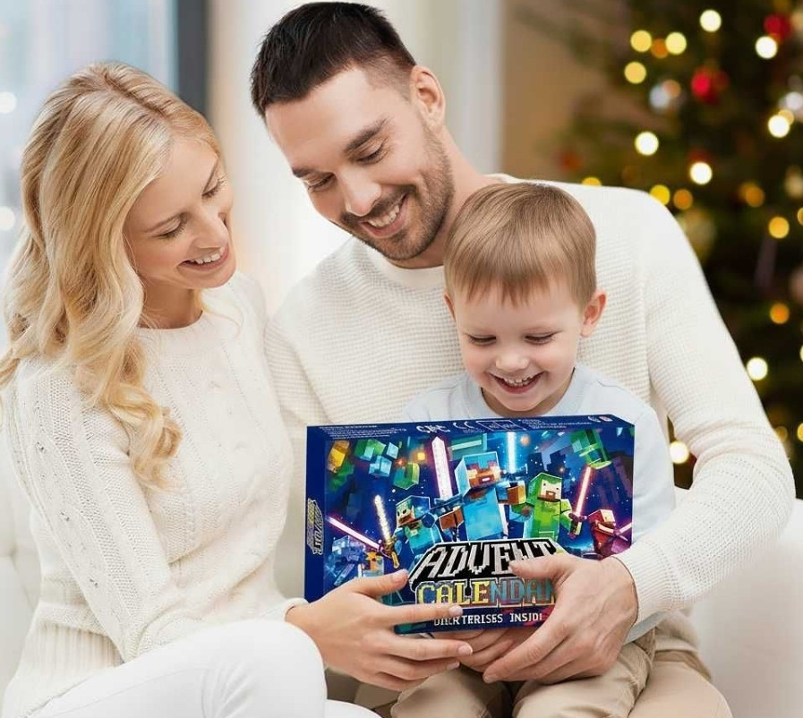 Новогодний адвент календарь Лего Майнкрафт на 24 окошка. Харьков - изображение 1