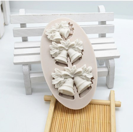 Молд силиконовый Колокольчики 89 на 51 мм серый Киев - изображение 8