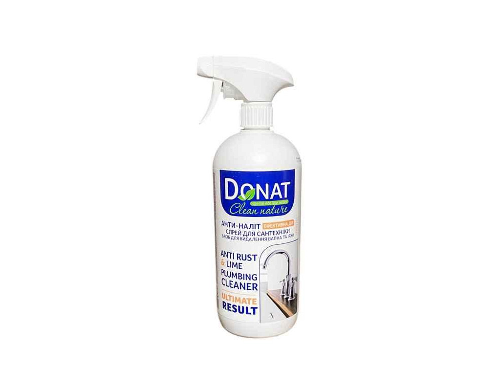 Засіб для чищення ванних кімнат 1л тригер Анти-Наліт Clean Nature ТМ DONAT Київ - фото 1
