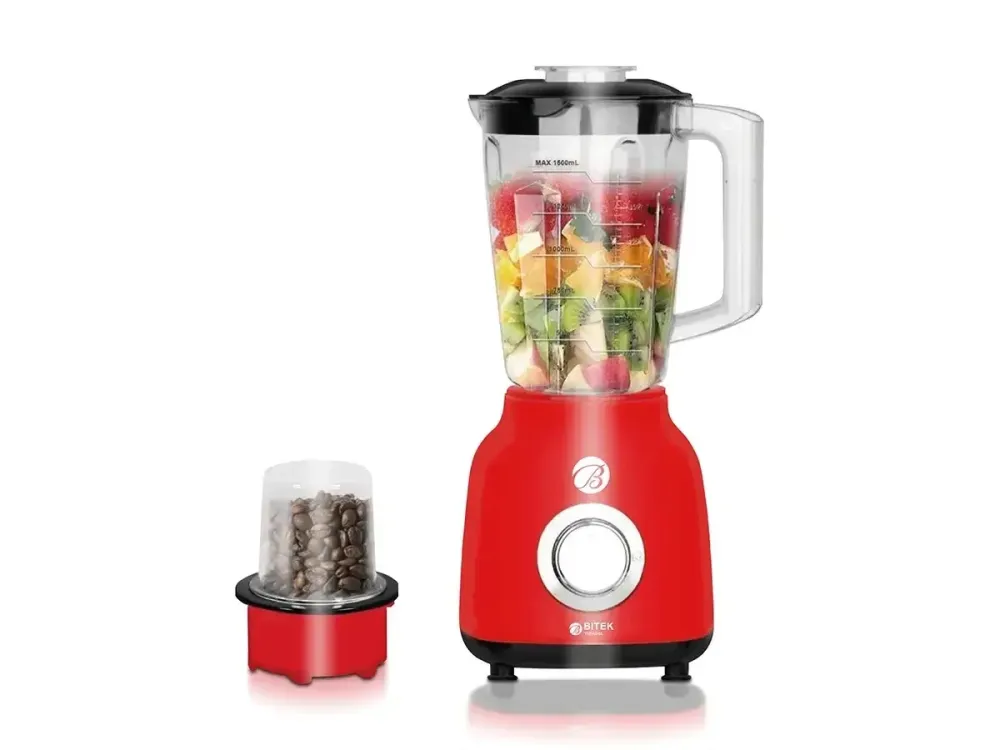 Стационарный блендер 2 в 1 BITEK BT-2822R, мощность 1200 Вт, чаша 1,5 л. Одесса - изображение 4