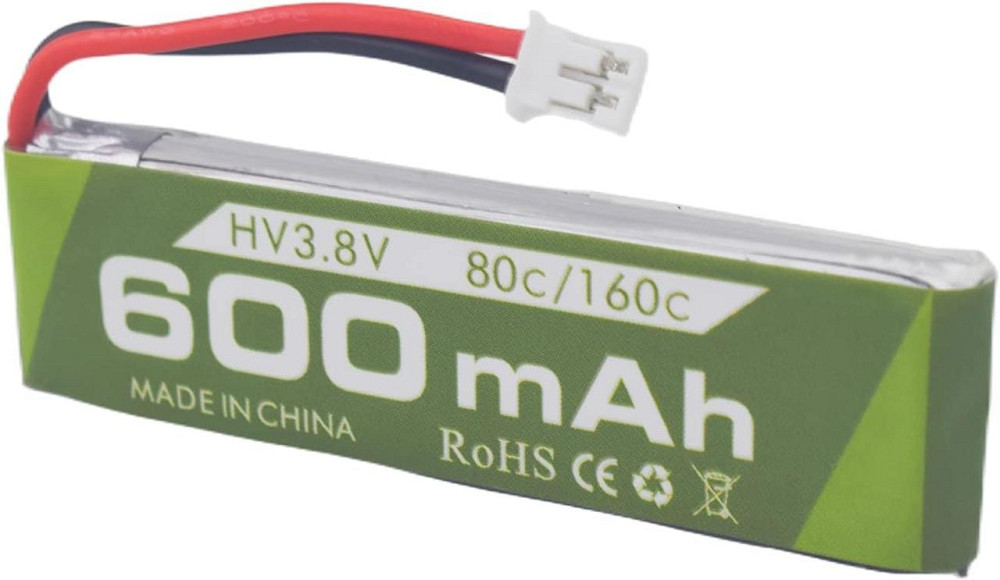 Литиевые батареи аккумуляторы ZIGI 3 шт. 1S 3.8V 80C 600mAh с JST-PH 2.0 штекером для Cineahoop Tinyhawk Mini FPV Racing Drone RC Днепр - изображение 7