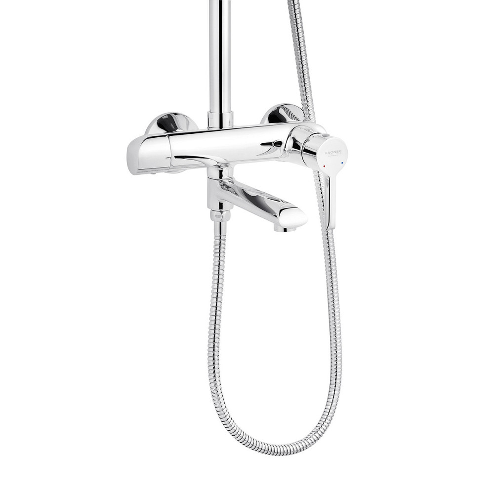 Набір 2 в 1 душова система Kroner Essen-C063 + змішувач Essen-C010 Київ - фото 4