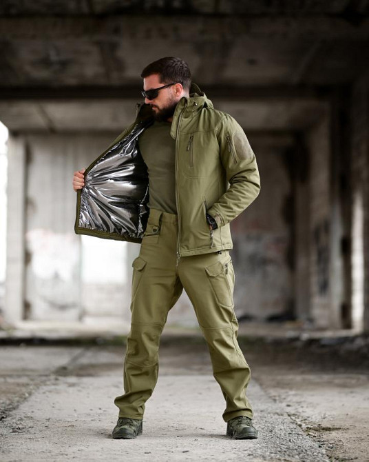 Зимовий тактичний костюм RENGER олива ТР6500 Одеса - фото 11