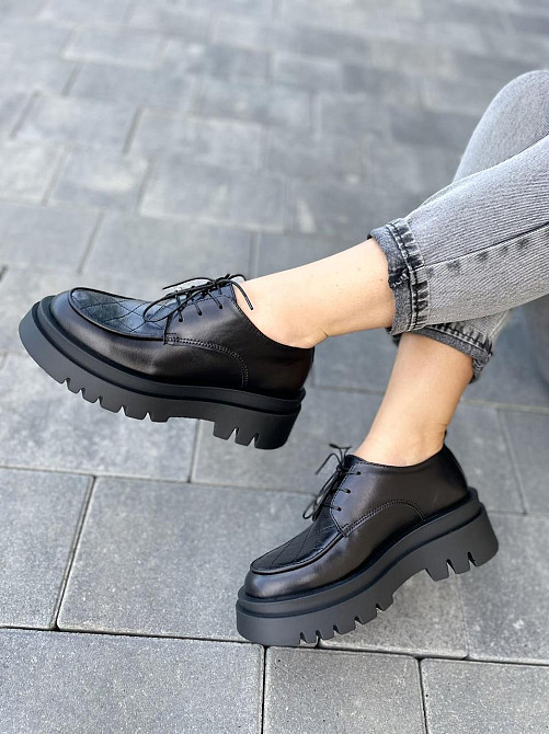 Olli Туфлі жіночі OLLI T-216-Астра чорні (весна-осінь, шкіра натуральна) (4777) Коломия - фото 9