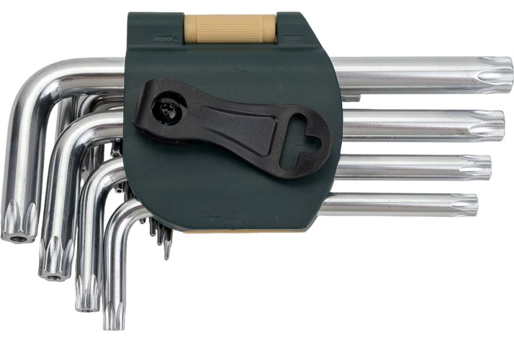 Набір ключів TORX Г-подібних довгих з отвором, 15пр. (Т6Н,T7H,T8H,T9H,Т10Н,Т15Н,Т20Н,Т25Н,Т27Н, Т30Н Одеса - фото 3