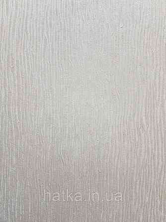 Шпалери вінілові на флізелін Marburg City glam метрові однотонні структурні хвиляста смужка молочні Київ