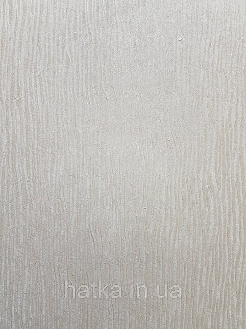 Шпалери вінілові на флізелін Marburg City glam метрові однотонні структурні хвиляста смужка молочні Київ - фото 1