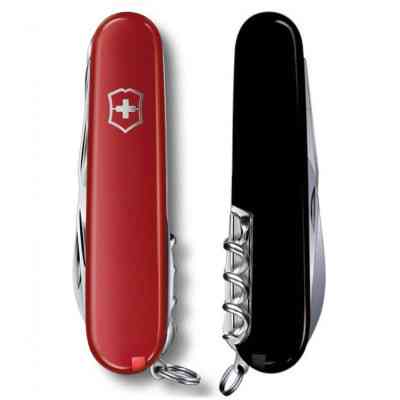 Нож Victorinox Huntsman Ukraine 91 мм Червоно-чорний (1.3713.1.3) Винница
