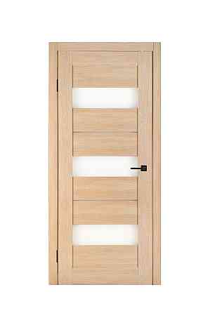 Дверь Реликт Трес Золотистый + Сатиновое стекло 70*200 см Двери межкомнатные со стеклом Киев