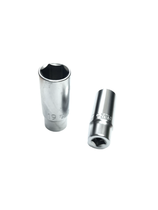 Головка торцева глибока 3/8&quot; 19мм BAEE1219 Toptul Вінниця - фото 1
