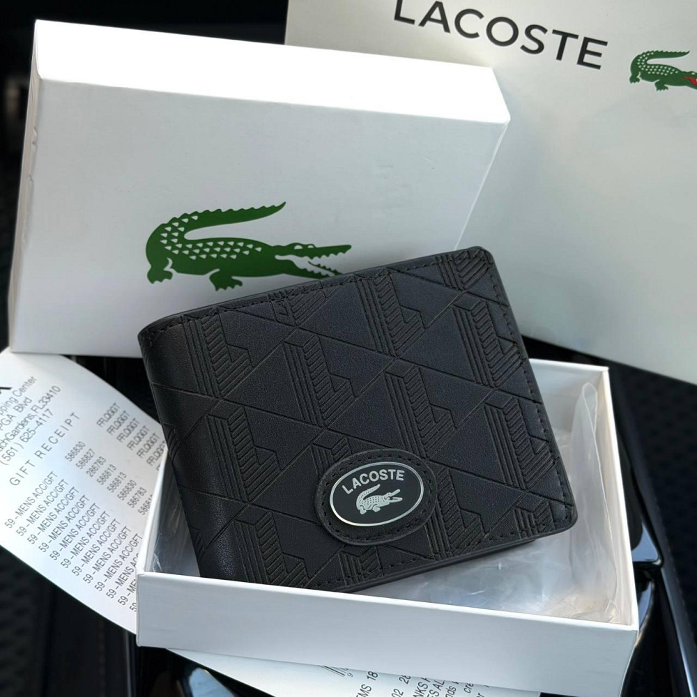 Мужской кошелек Lacoste в фирменной упаковке (В2) Киев - изображение 3