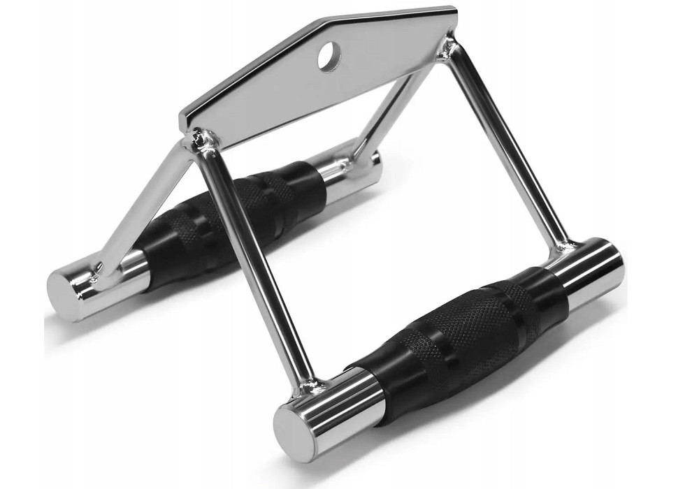 Ручка для нижньої тяги подвійна EasyFit (обгумовані ручки) Коломия - фото 1