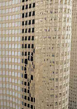 Тюль сітка висотою 1,5м "Juli", колір бежевий з венге 1874т Київ