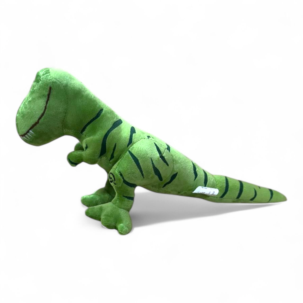 Динозавр RESTEQ зеленого цвета 40 см. Плюшевая мягкая игрушка Динозавр Тиранозавр Киев - изображение 4