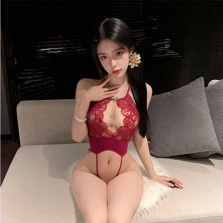 Эротическое боди с открытым доступом S/M - Бордовый – Эротическое бельё Винница - изображение 3