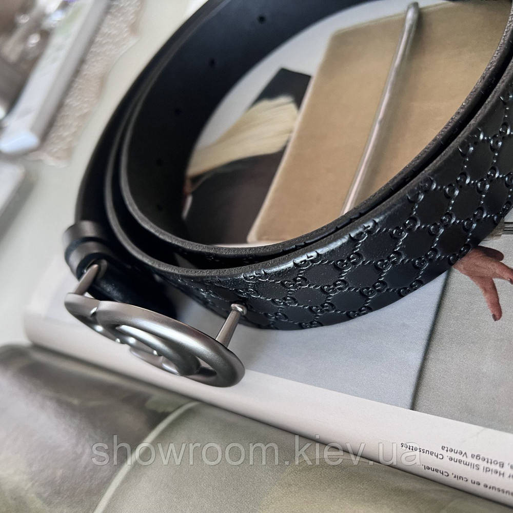 Женский стильный кожаный ремень (5003) grey Киев - изображение 5