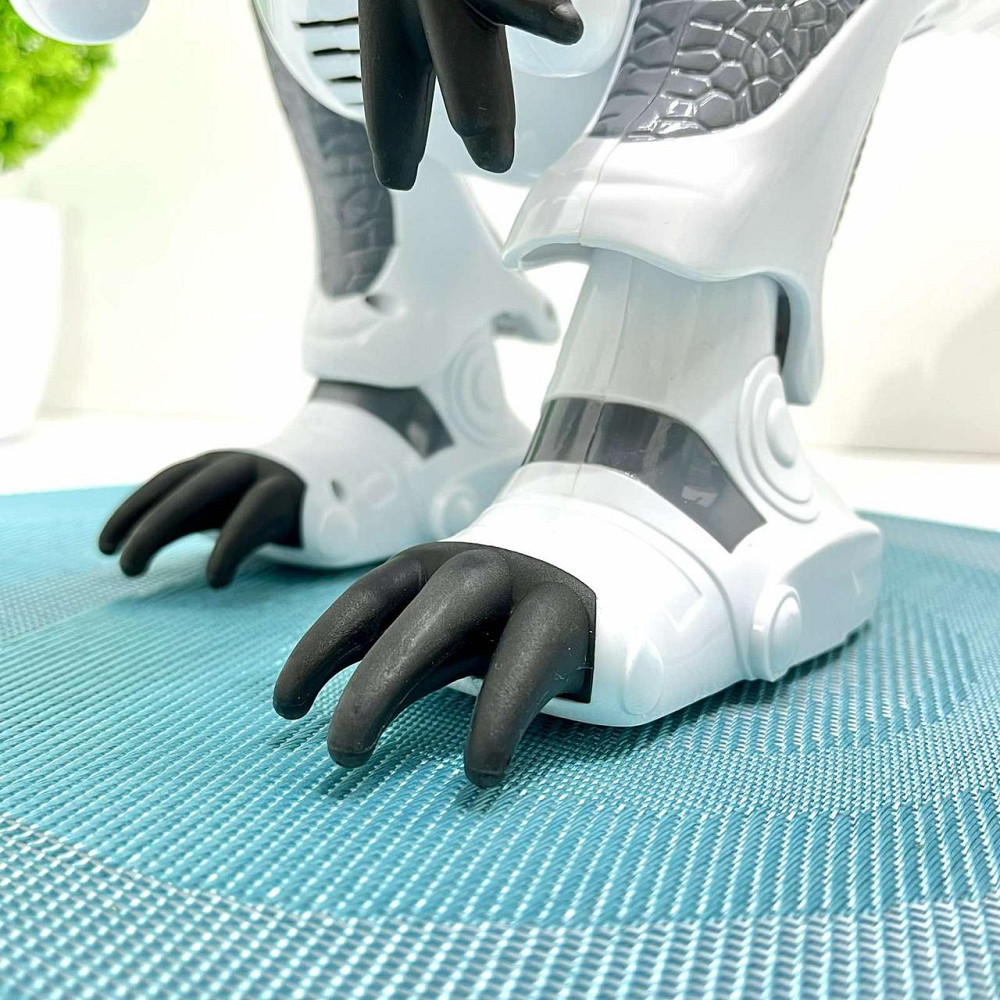 Динозавр на радіокеруванні звук світло ходить танцює рухомі деталі стріляє стрілами Біло-чорний (M 5474) Чернігів - фото 7