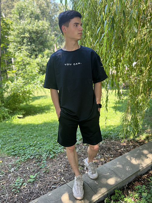 Літній костюм oversize unisex - YOU CAN.  (шорти + футболка) Чернівці - фото 1