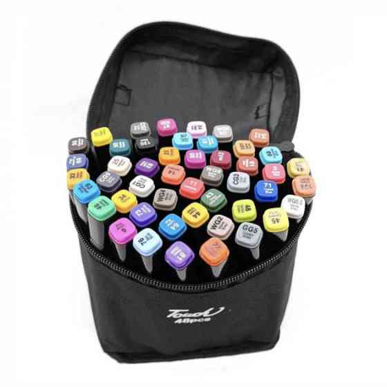 Маркер для скетчинга двусторонний, Маркеры TOUCH, Набор для скетчинга Хорошие маркеры скетчей HS-19 Львов