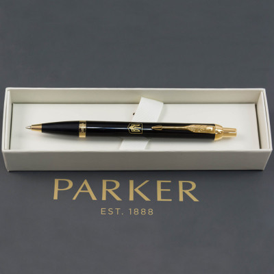Ручка кулькова Parker IM Black GT BP Герб України (22032_T005y) Вінниця - фото 4